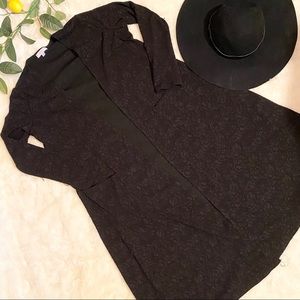 Solid black Jaquard Lularoe Sarah Cardigan